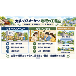 大手と地域工務店の比較ポイント